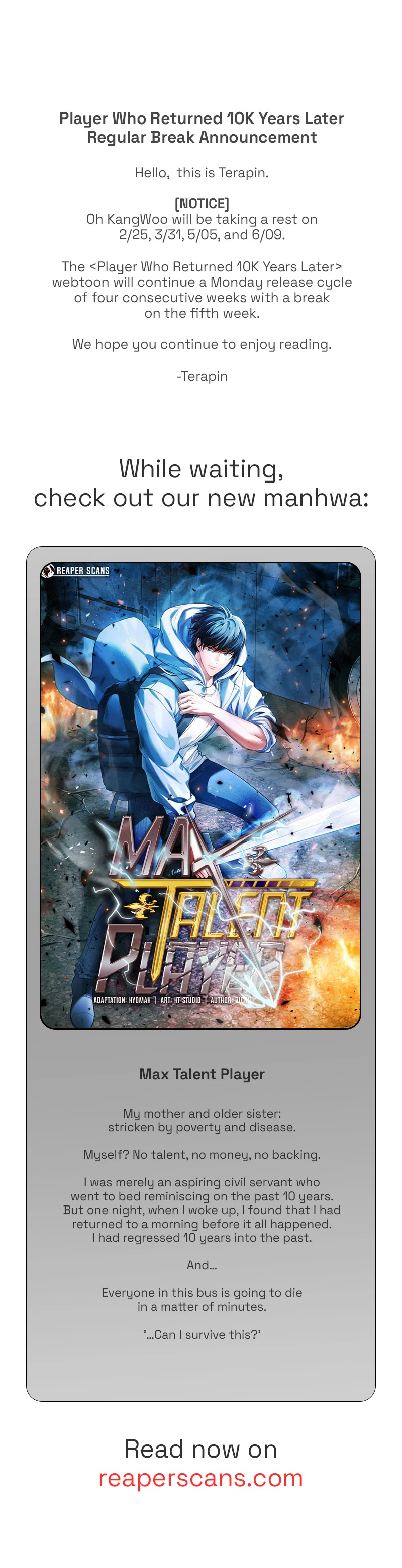 Read After Ten Millennia in Hell EN Manga Online