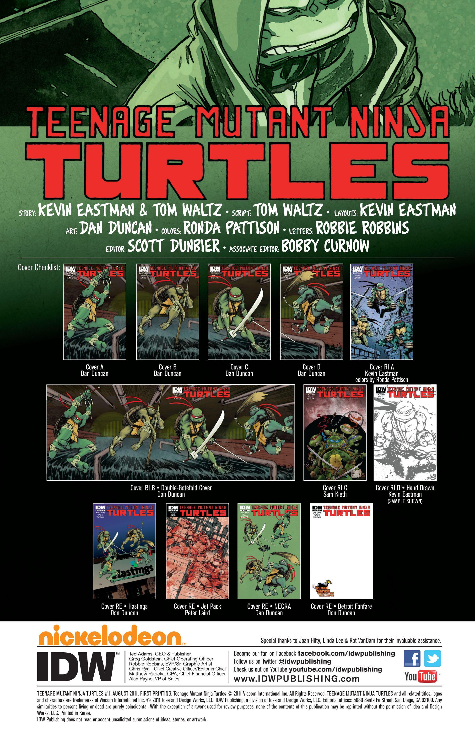 Read Teenage Mutant Ninja Turtles (2011) EN Manga Online