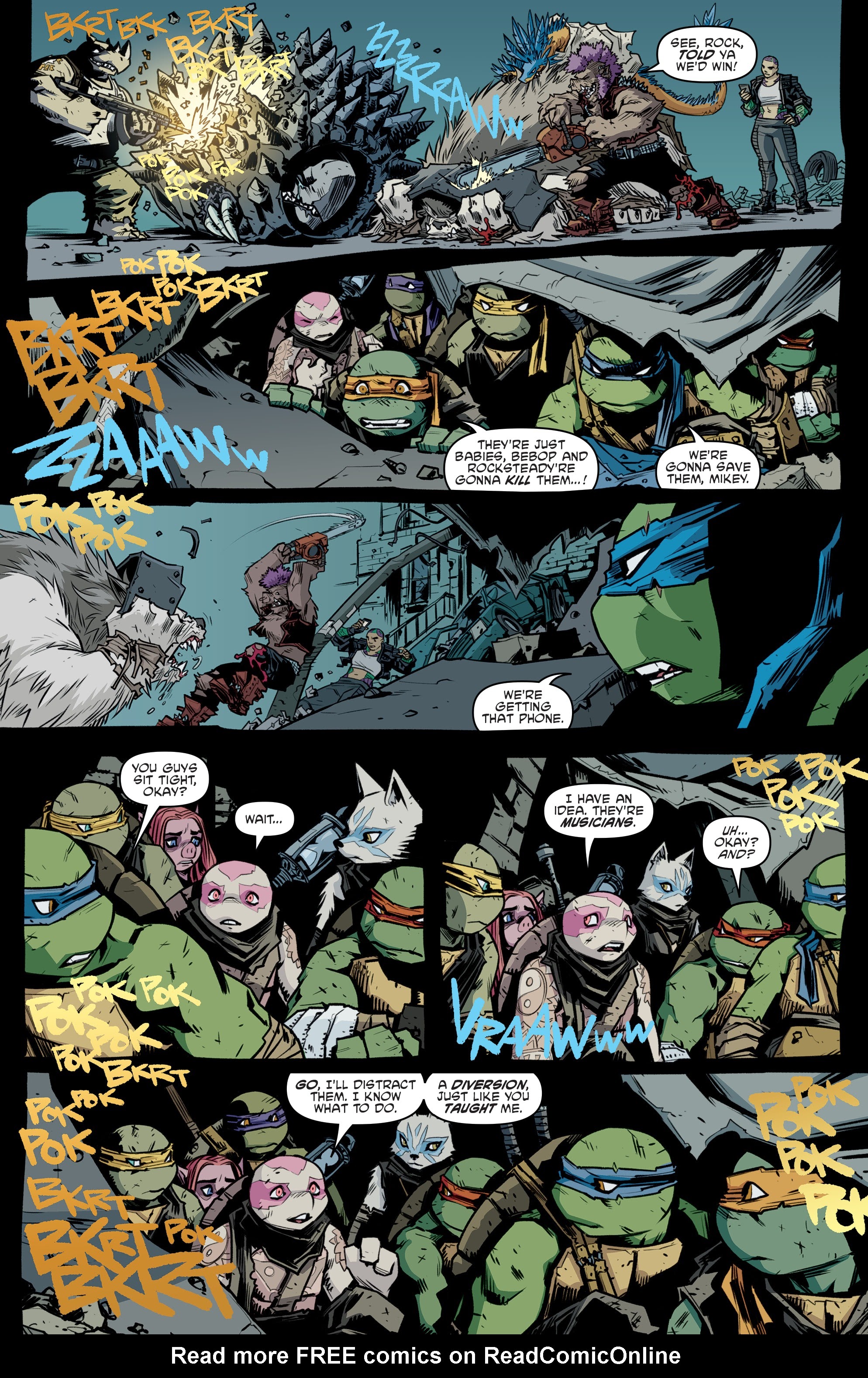 Read Teenage Mutant Ninja Turtles (2011) EN Manga Online