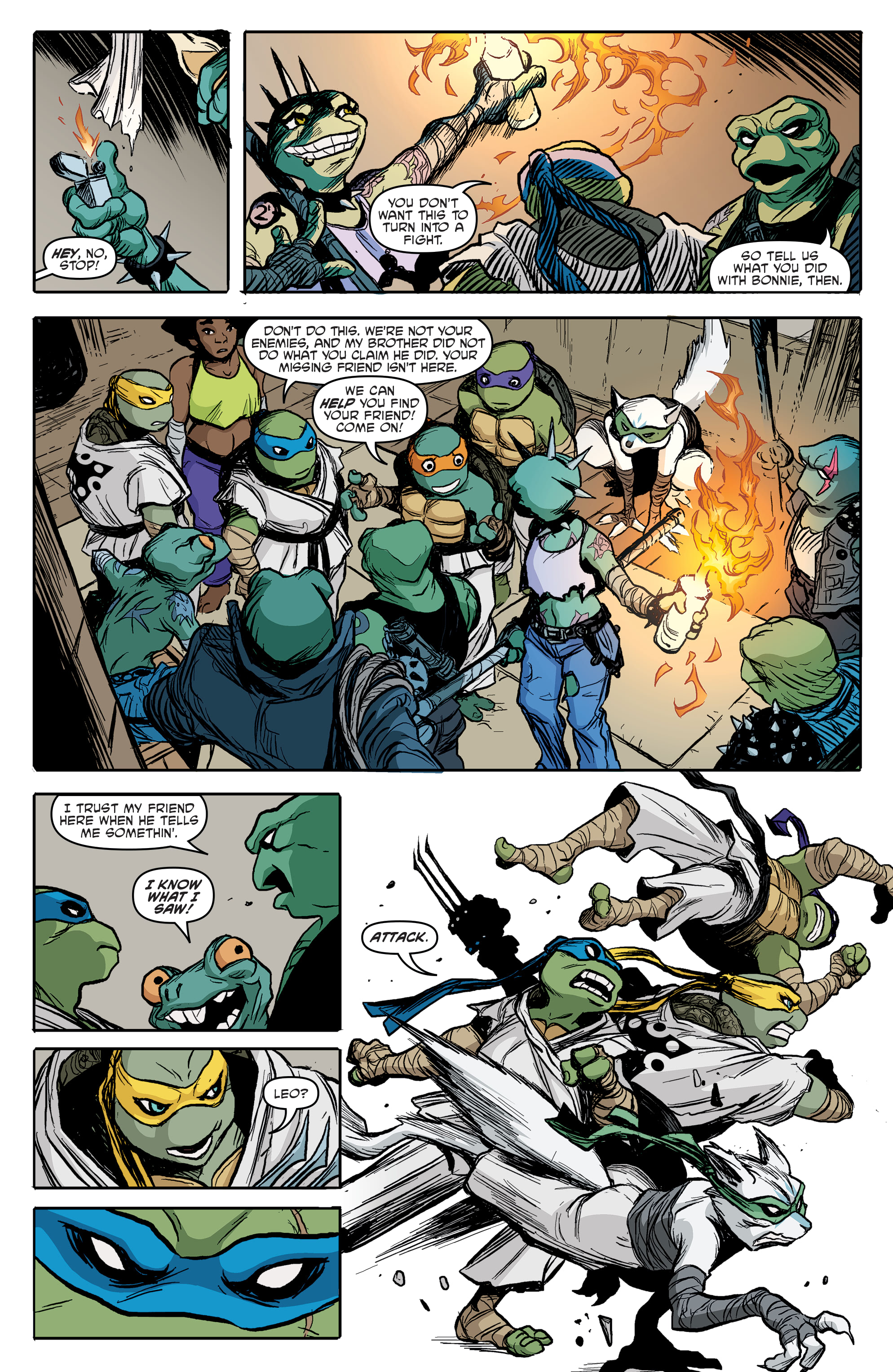 Read Teenage Mutant Ninja Turtles (2011) EN Manga Online