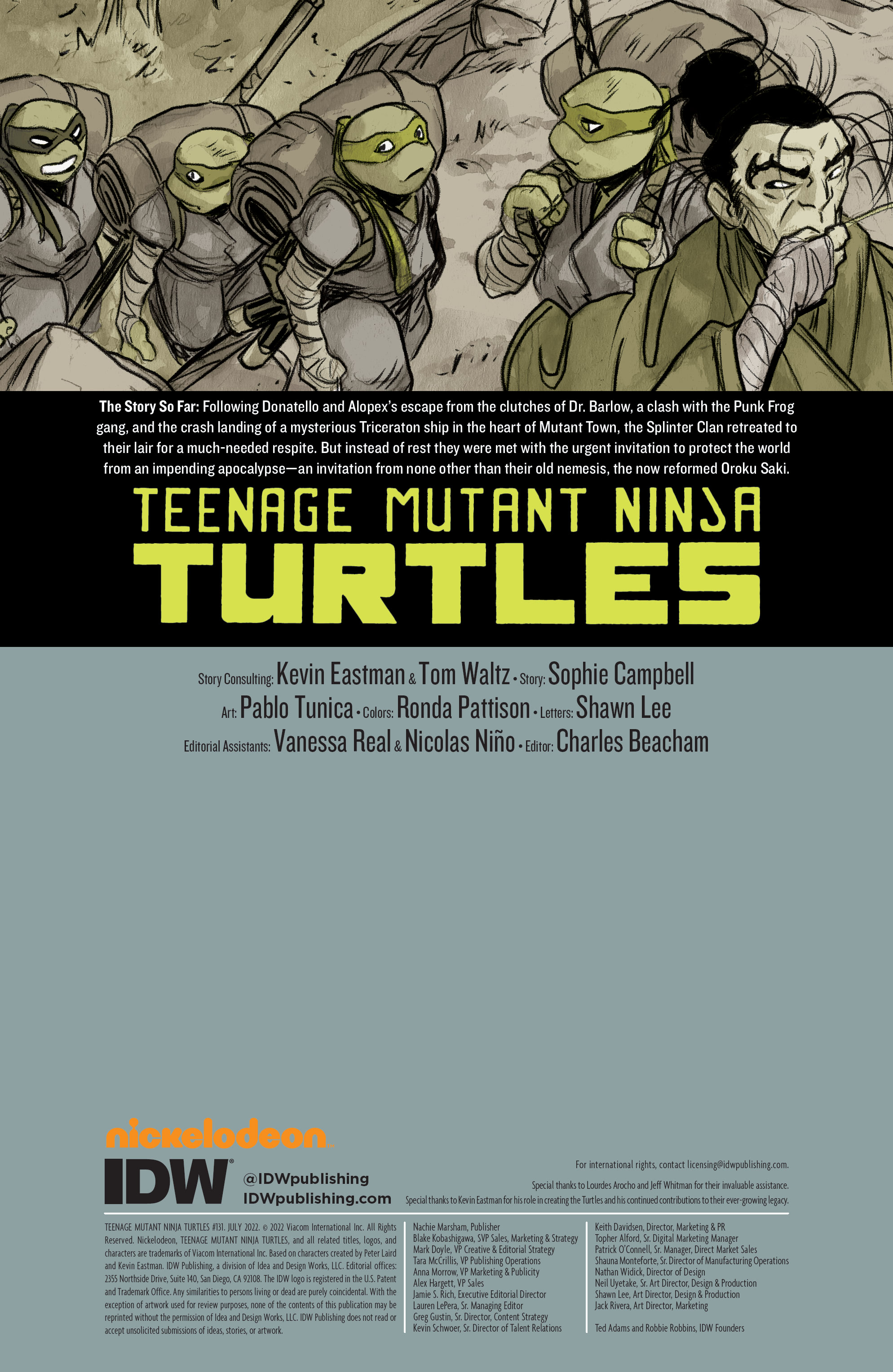 Read Teenage Mutant Ninja Turtles (2011) EN Manga Online
