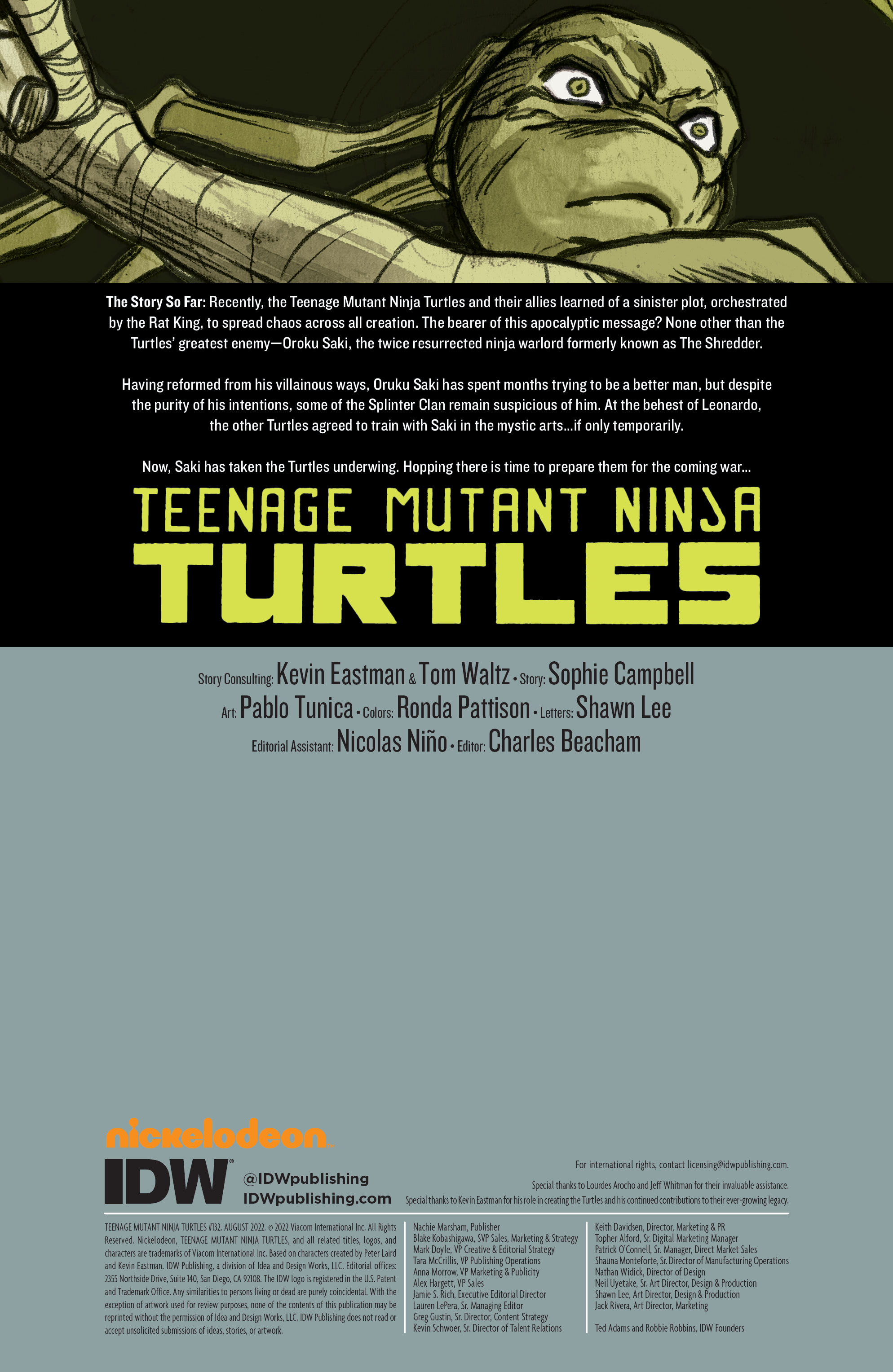 Read Teenage Mutant Ninja Turtles (2011) EN Manga Online