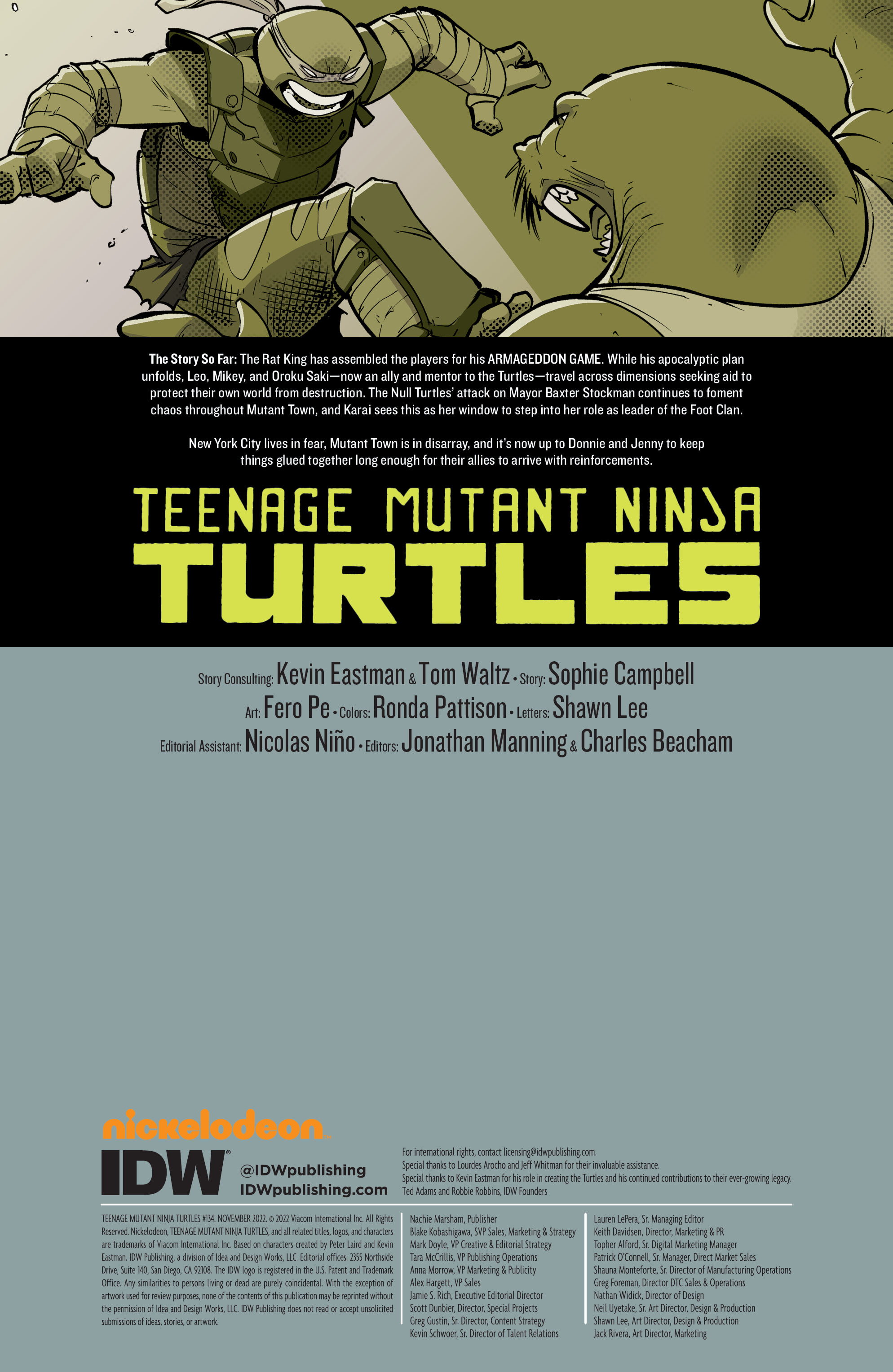 Read Teenage Mutant Ninja Turtles (2011) EN Manga Online