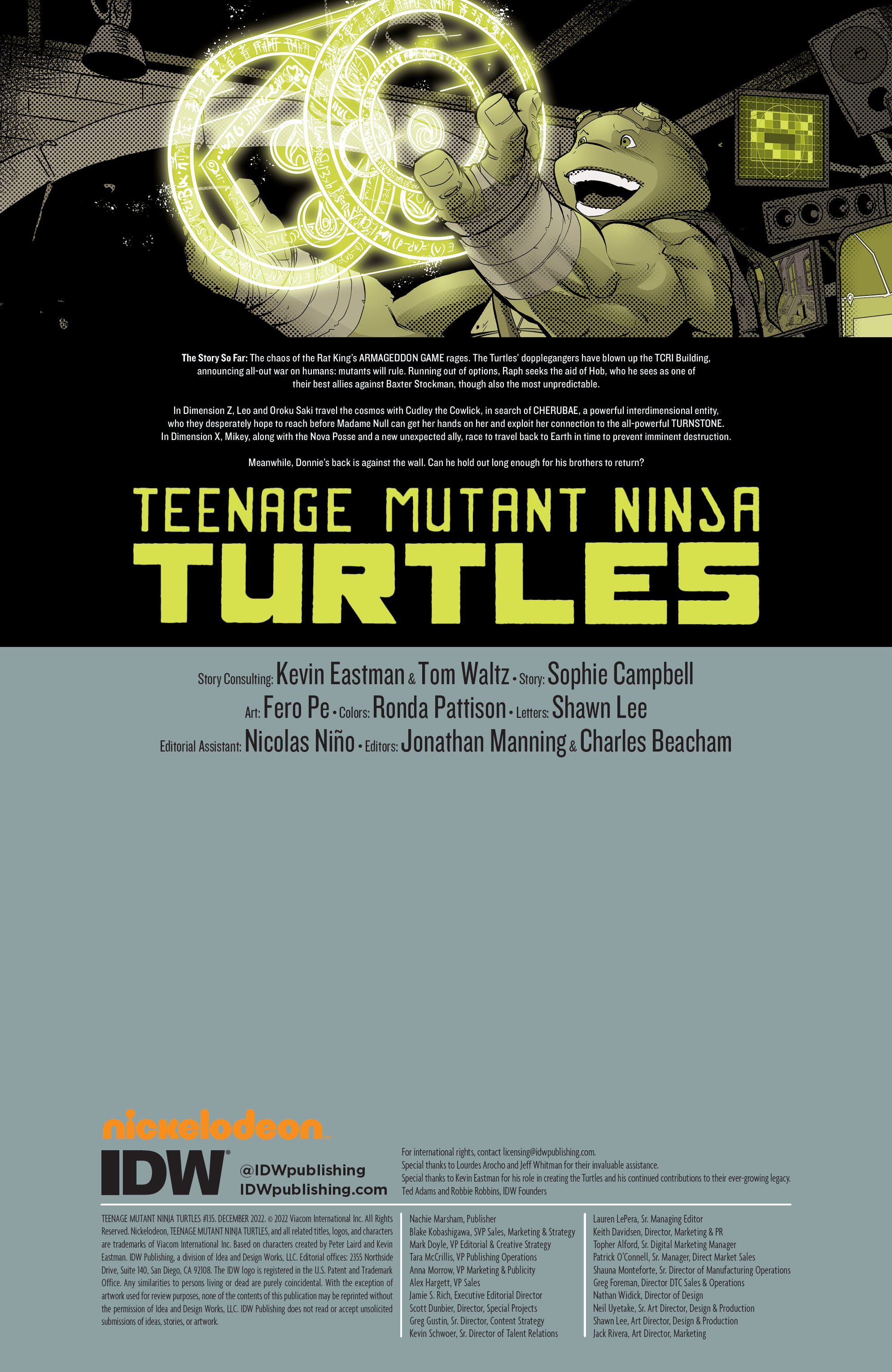 Read Teenage Mutant Ninja Turtles (2011) EN Manga Online