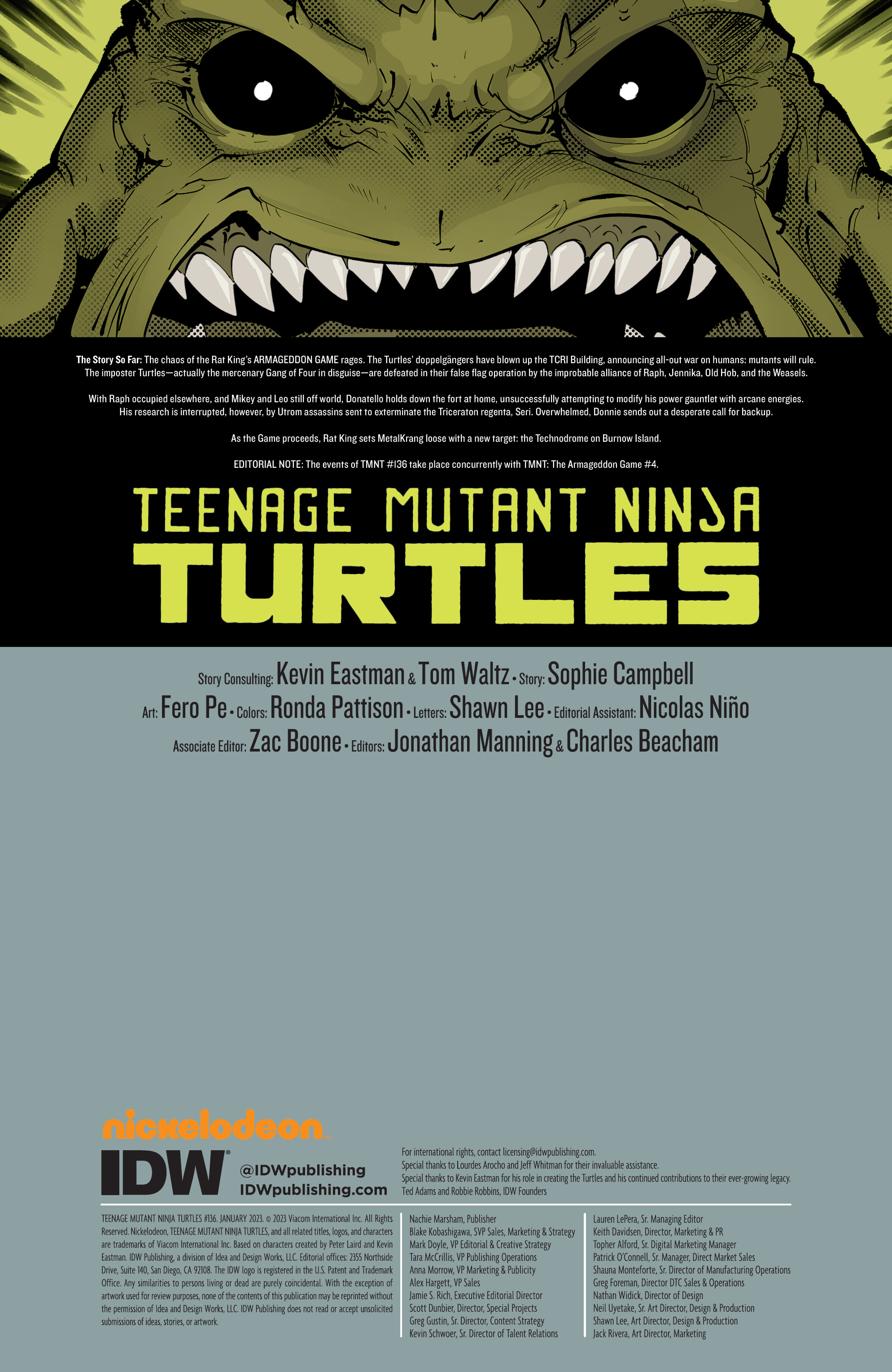 Read Teenage Mutant Ninja Turtles (2011) EN Manga Online