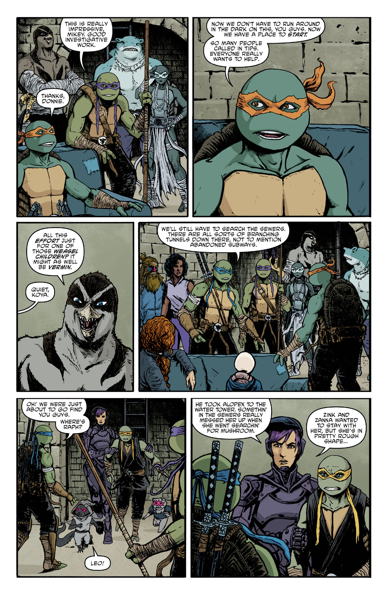 Read Teenage Mutant Ninja Turtles (2011) EN Manga Online