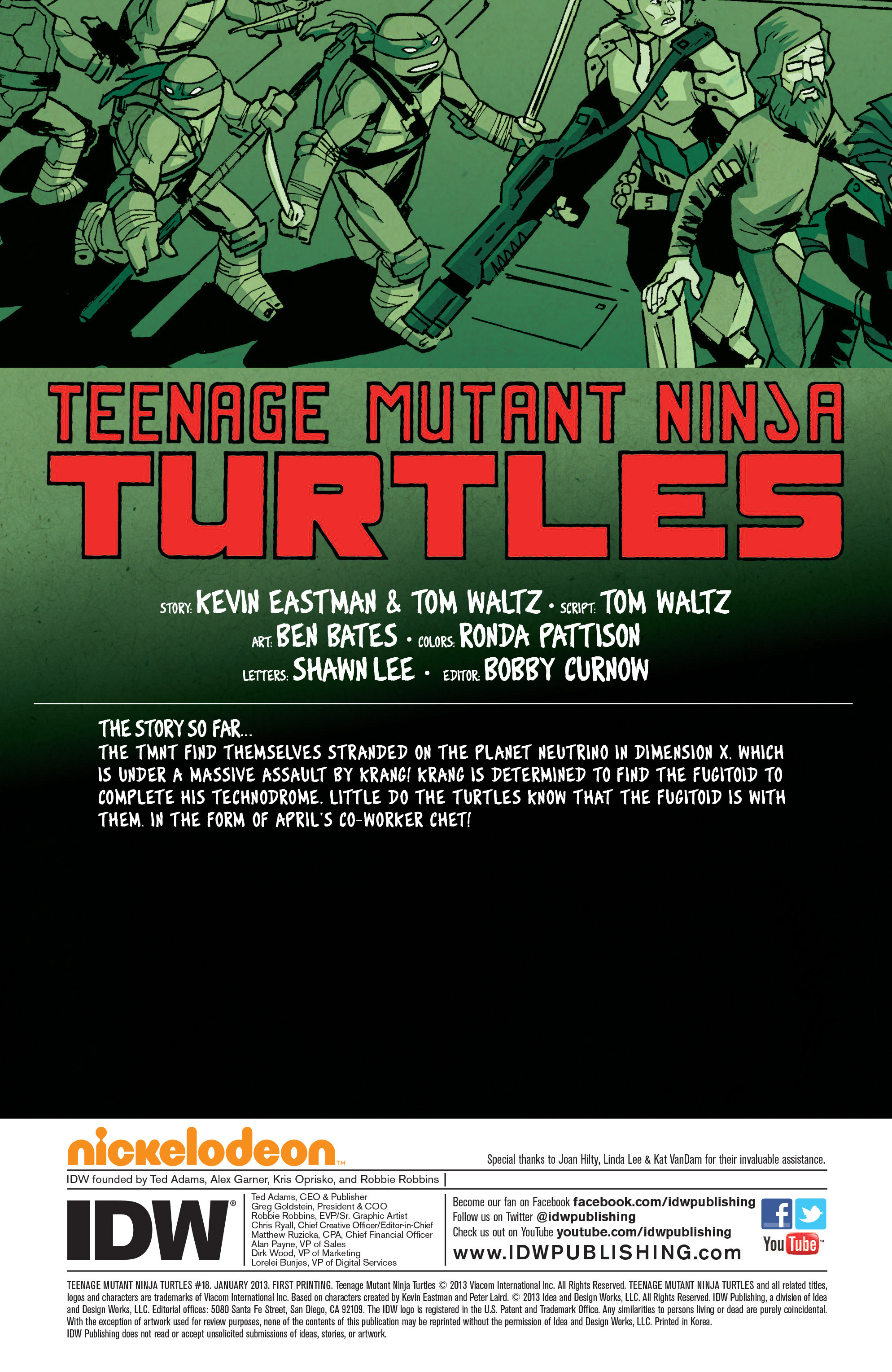 Read Teenage Mutant Ninja Turtles (2011) EN Manga Online