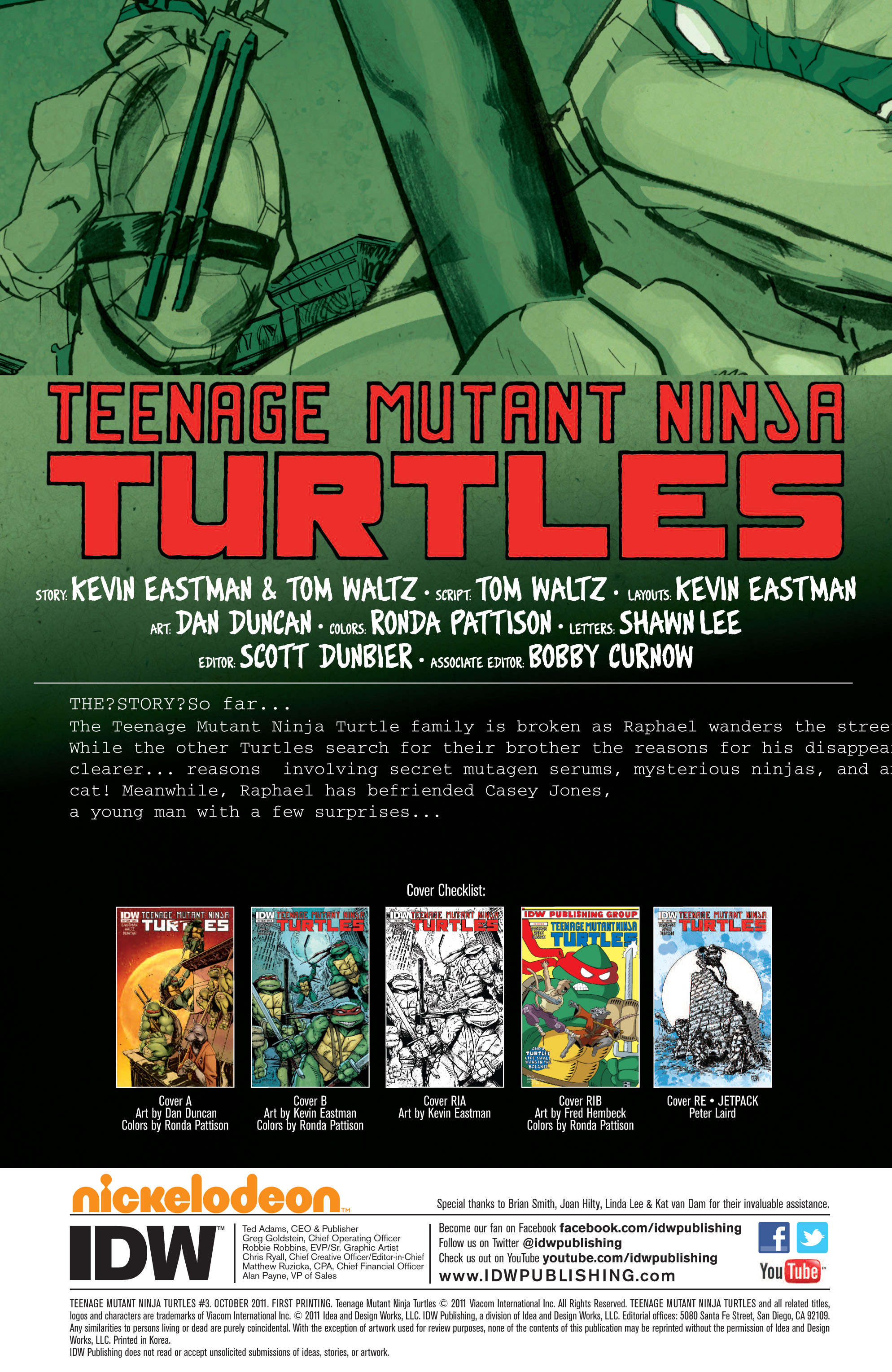 Read Teenage Mutant Ninja Turtles (2011) EN Manga Online