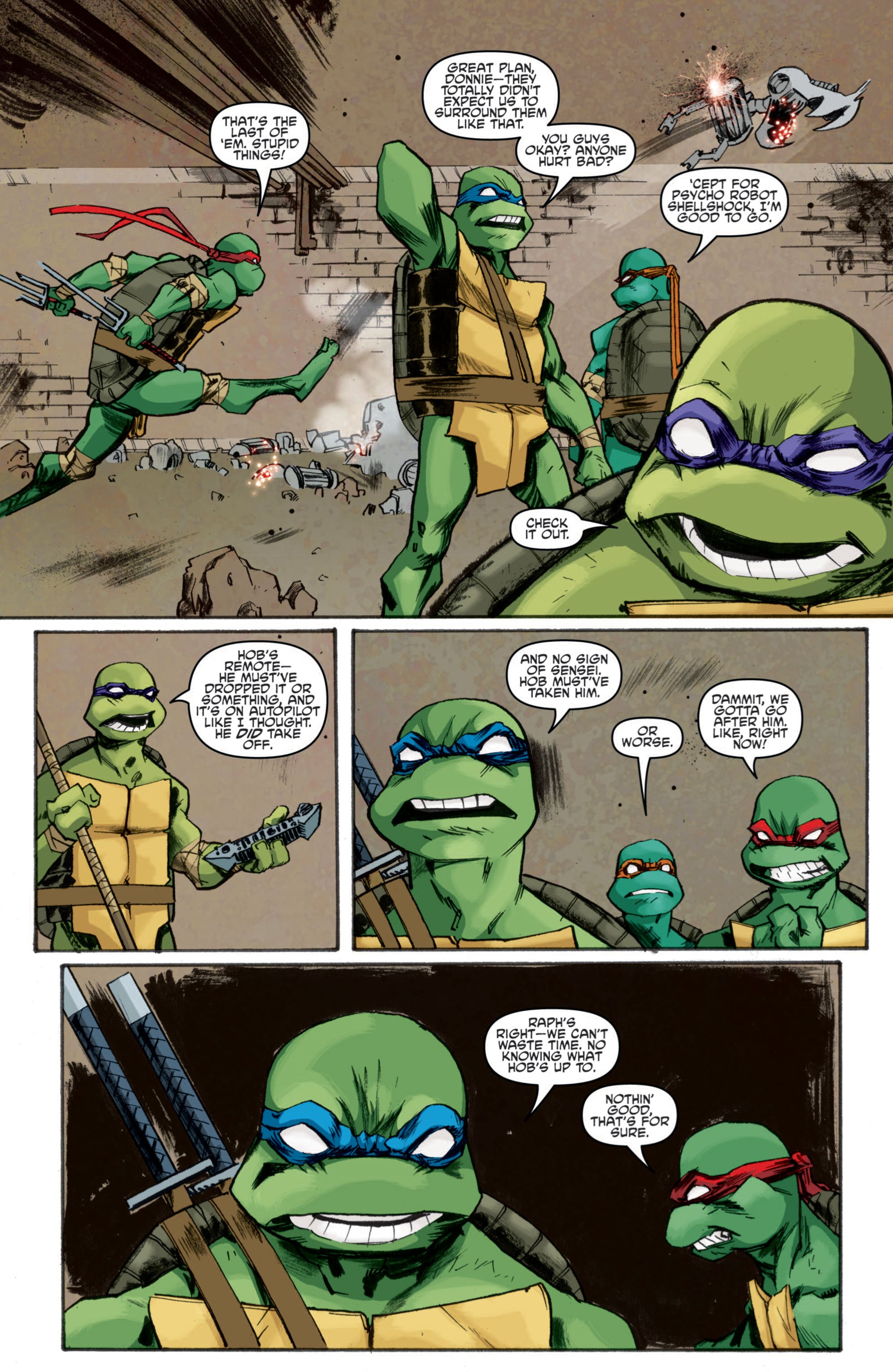 Read Teenage Mutant Ninja Turtles (2011) EN Manga Online
