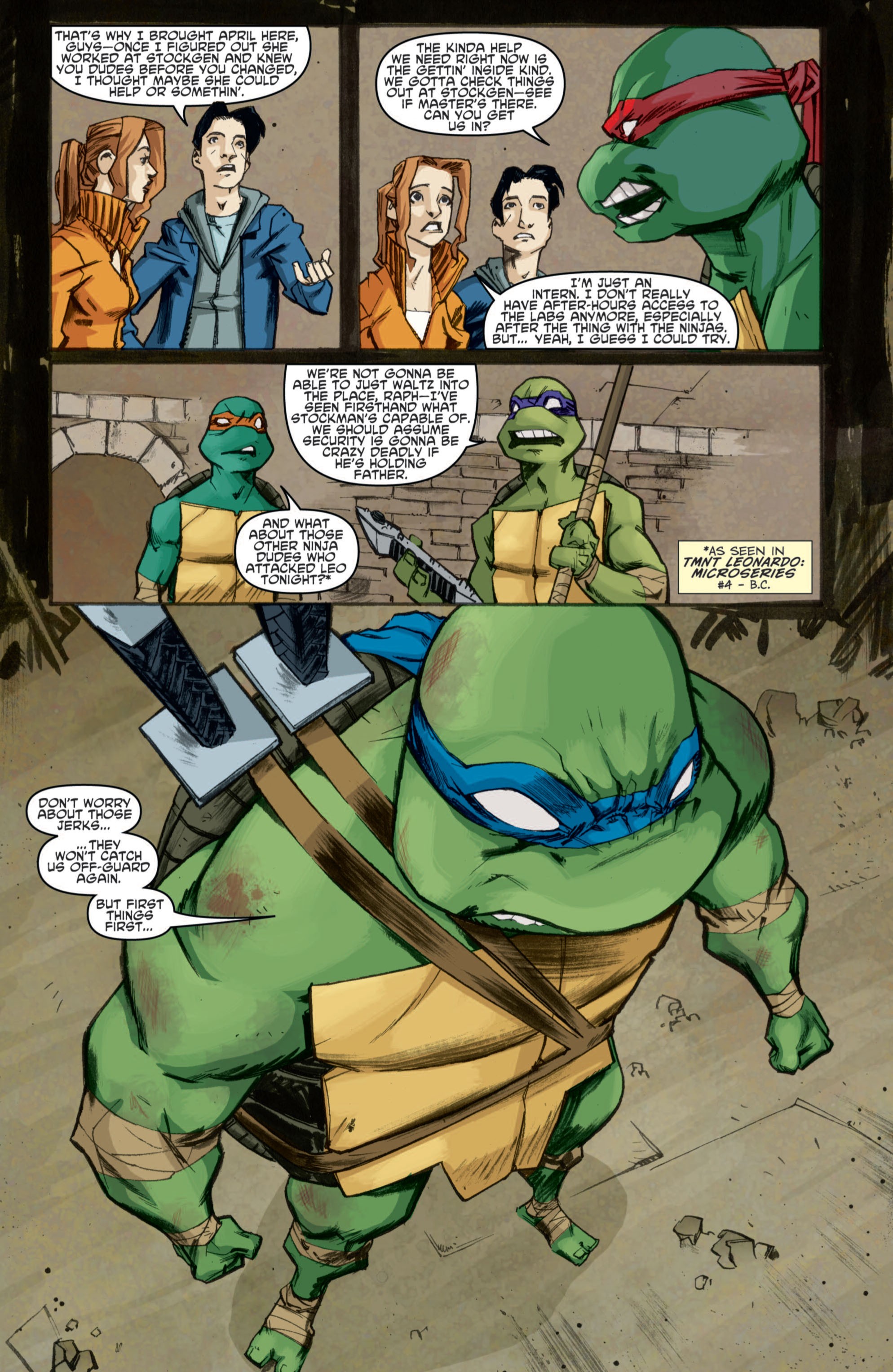 Read Teenage Mutant Ninja Turtles (2011) EN Manga Online