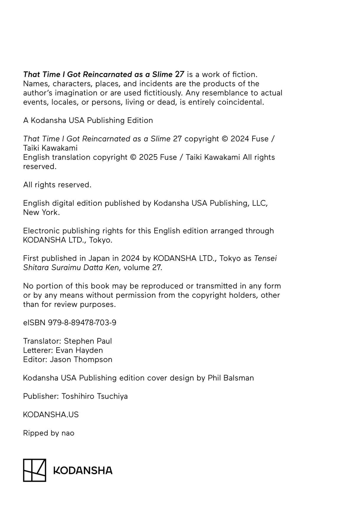 Read That Time I Got Reincarnated as a Slime EN Manga Online