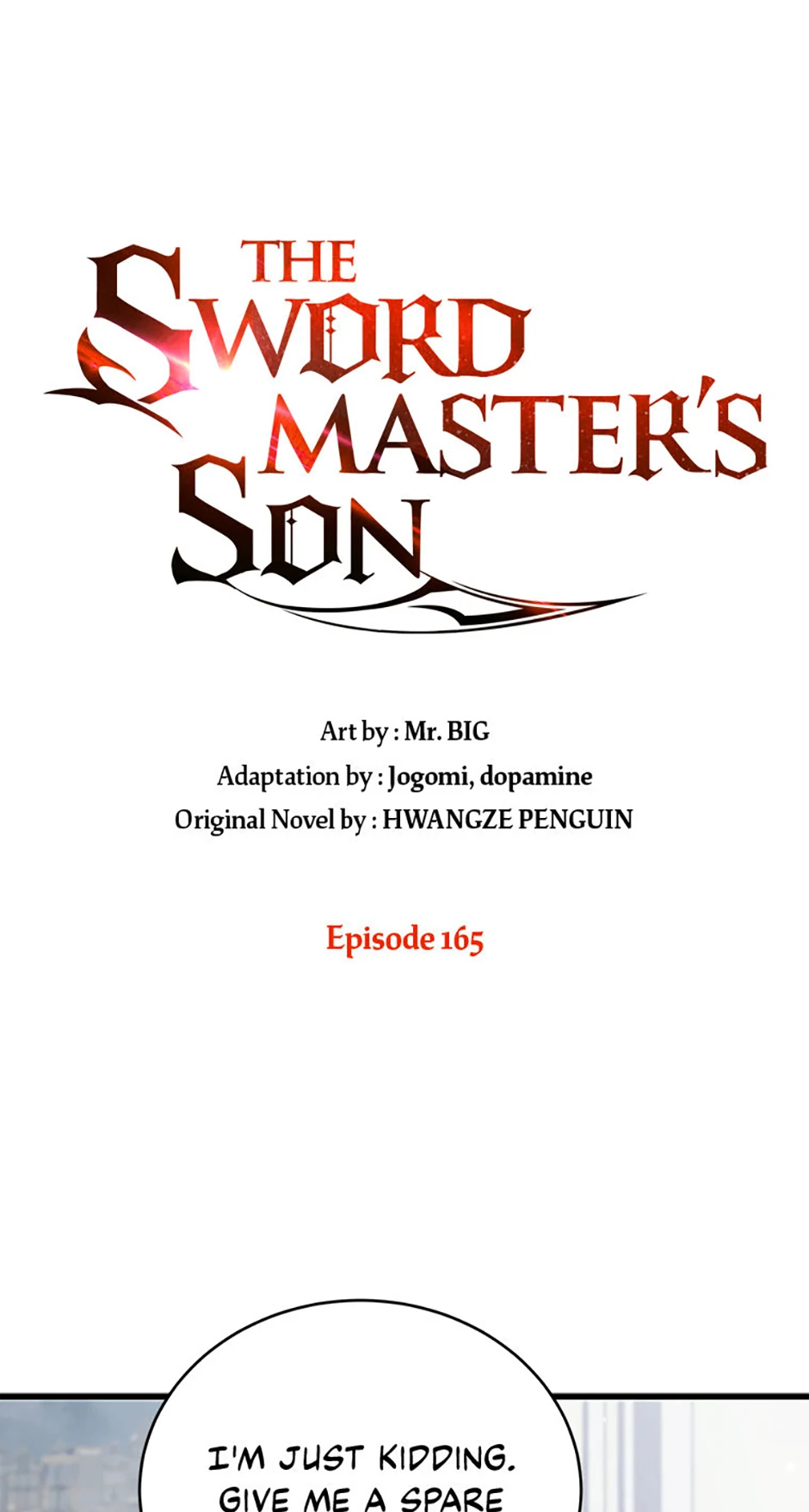 Read The Swordmaster's Son EN Manga Online