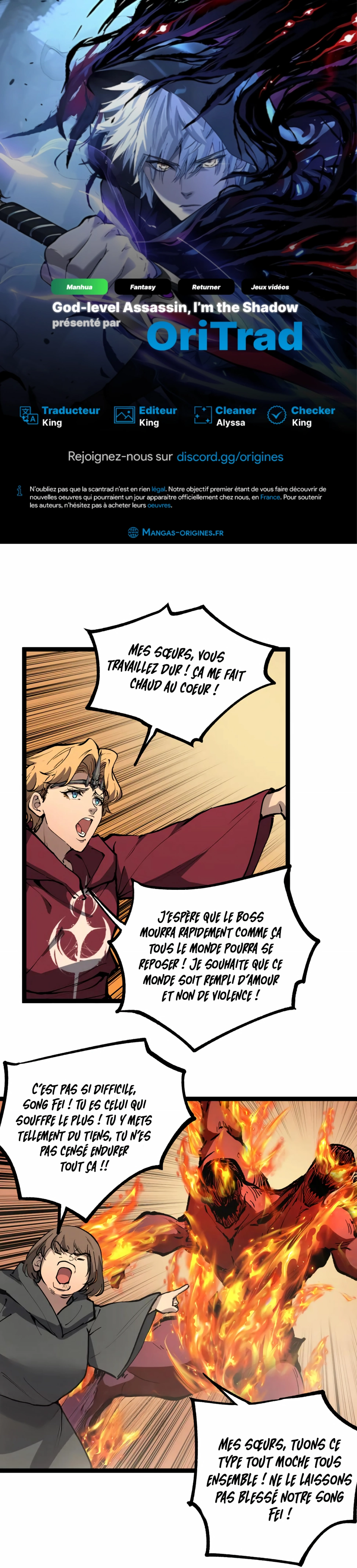 Read God level Assassin I’m the Shadow FR Manga Online