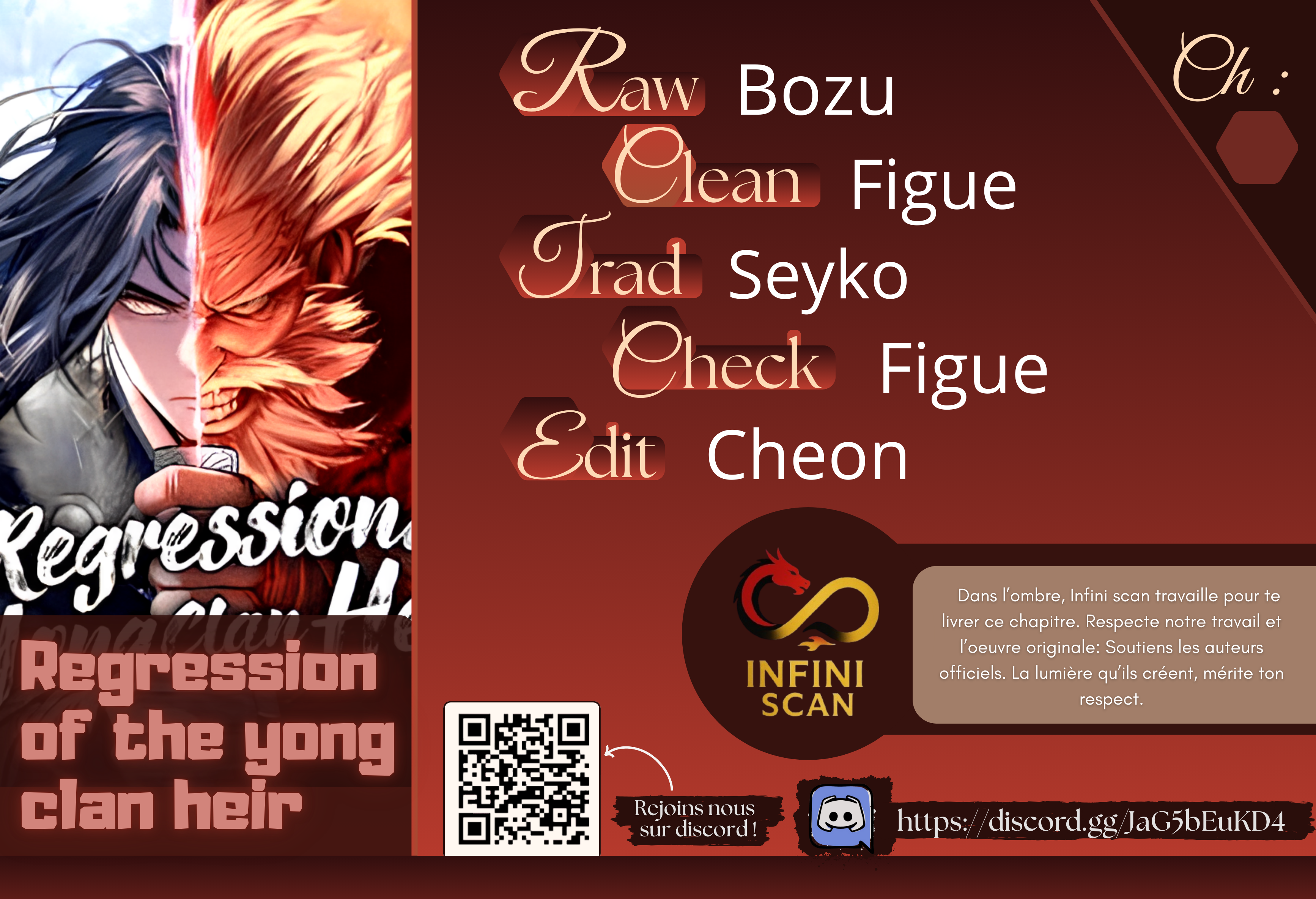 Read Regression of the Yong Clan Heir FR Manga Online
