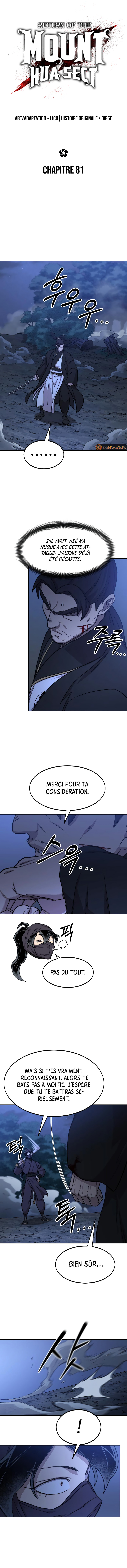 Read Return of the Mount Hua Sect FR Manga Online