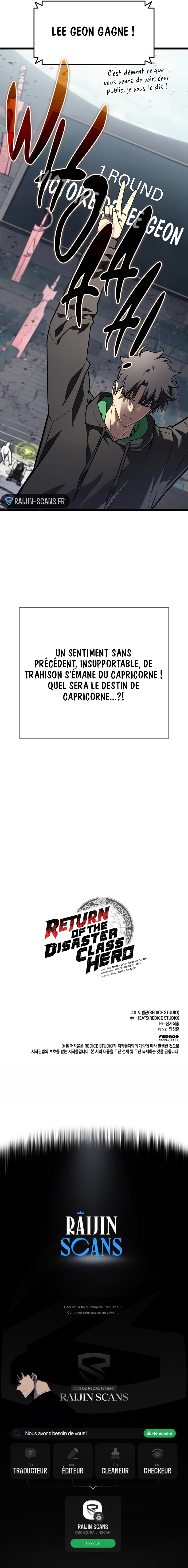 Read The Return of the Disaster-Class Hero FR Manga Online
