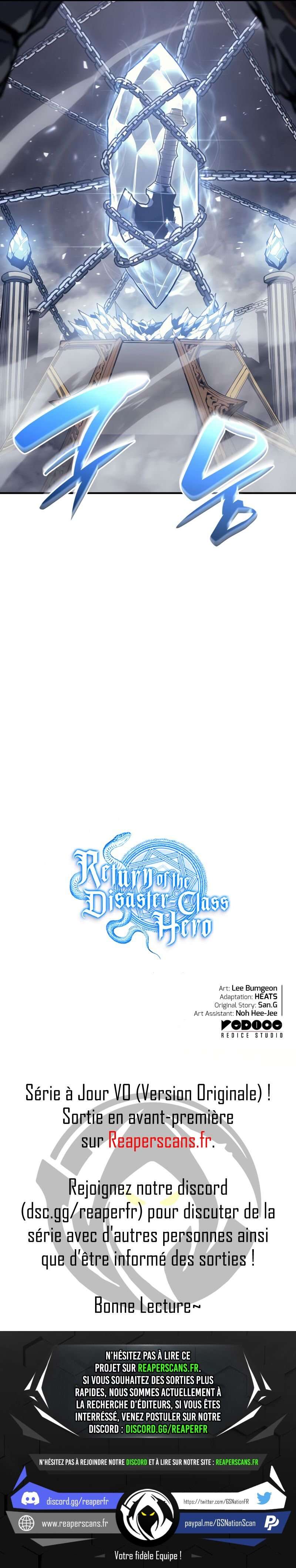 Read The Return of the Disaster-Class Hero FR Manga Online
