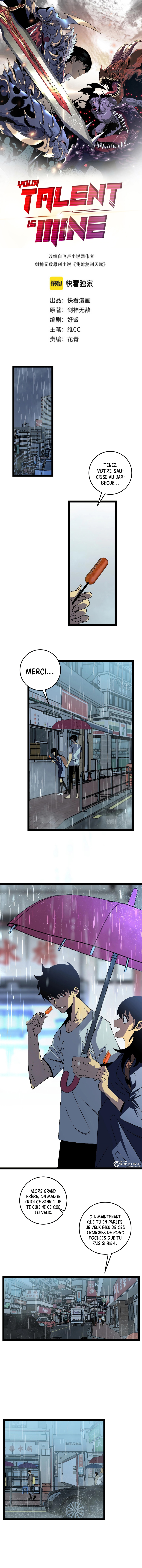 Read Your Talent is Mine FR Manga Online