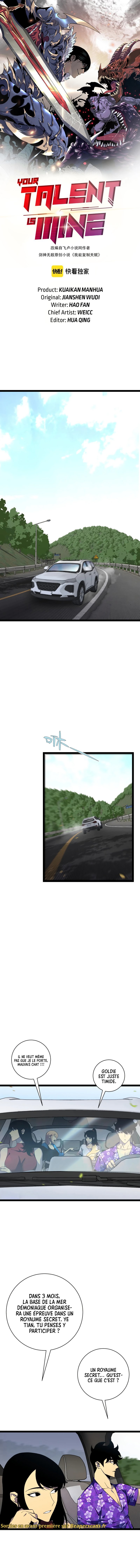 Read Your Talent is Mine FR Manga Online