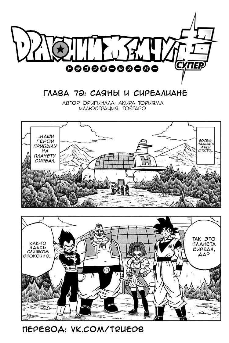 Read Dragon Ball Super RU Manga Online